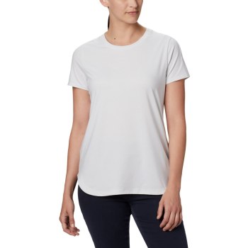 Columbia Firwood Camp II Short Sleeve, Camiseta Blancos Rayas Para Mujer | 587269-IDO